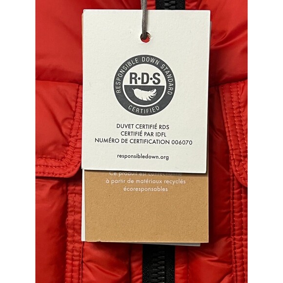 NWT Soia & Kyo Women's L Deanna Down Puffer Vest Coat Spice Winter Outdoors Lux - Picture 9 of 11